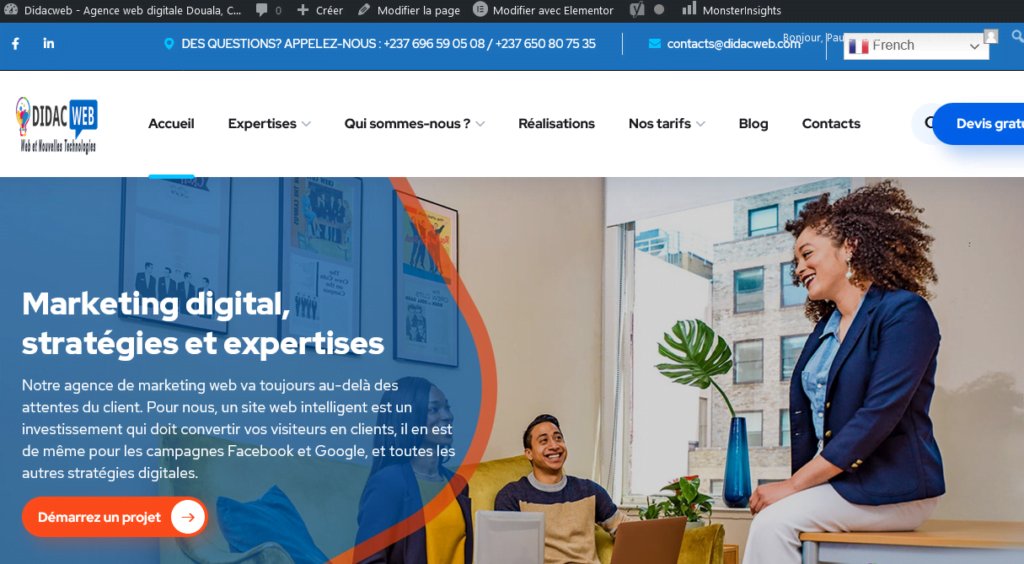 site web de qualité