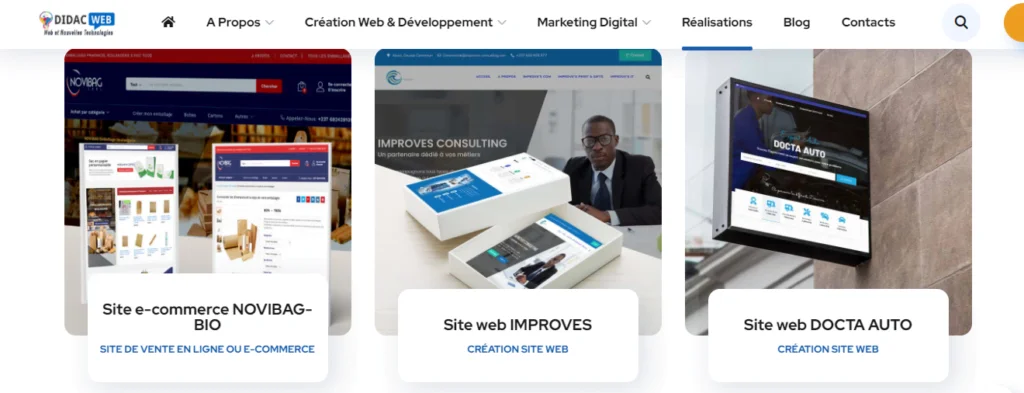 Agence web en RDC