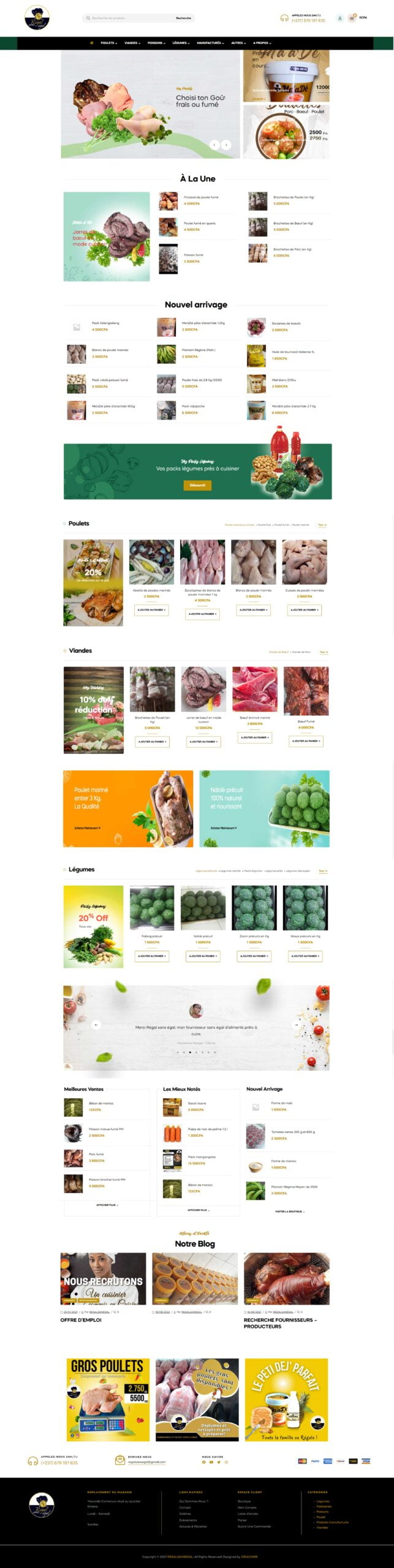 Présentation du site de régal sans égal