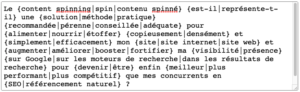 exemple de content spinning