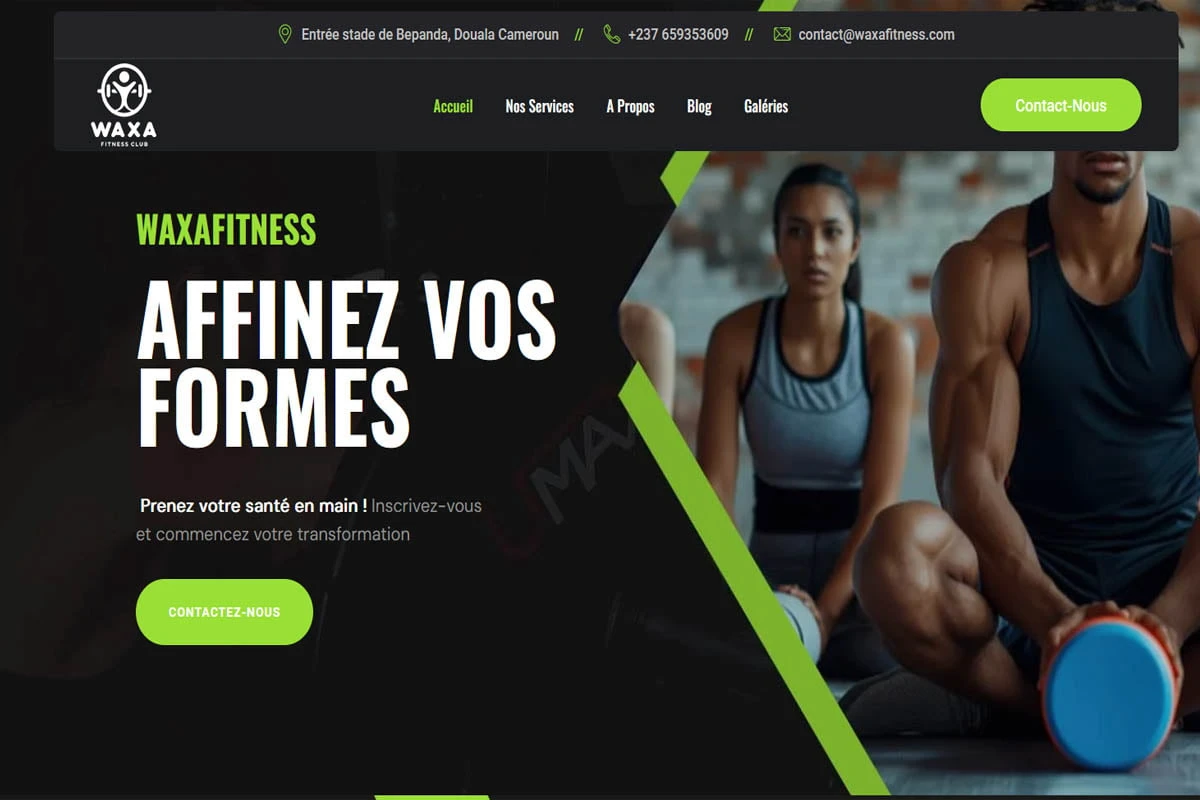 Waxa Fitness — Accueil archivé de Waxa Fitness