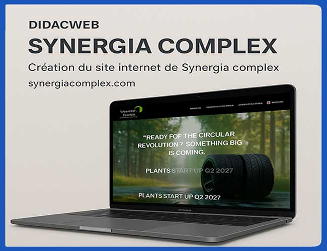 Création du site internet de Synergia Complex