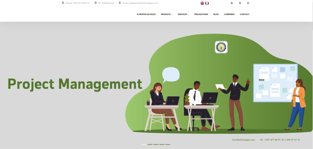 Image site internet IWOMI Technologies