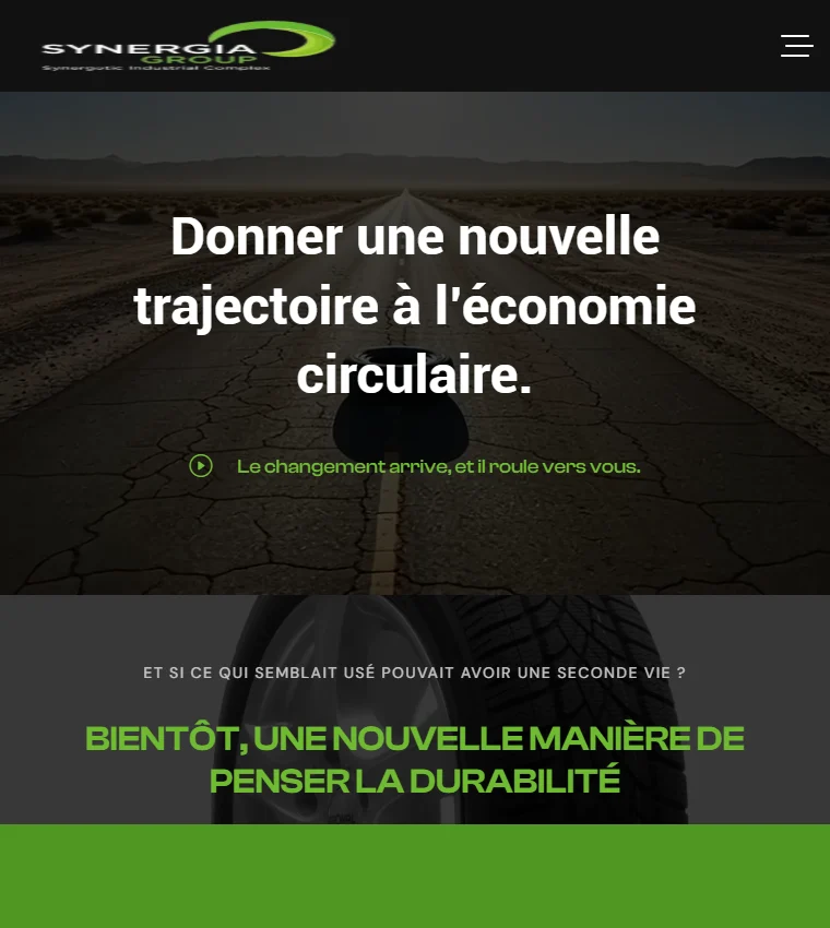 Synergia Complex — Présentation du Pôle Pneus