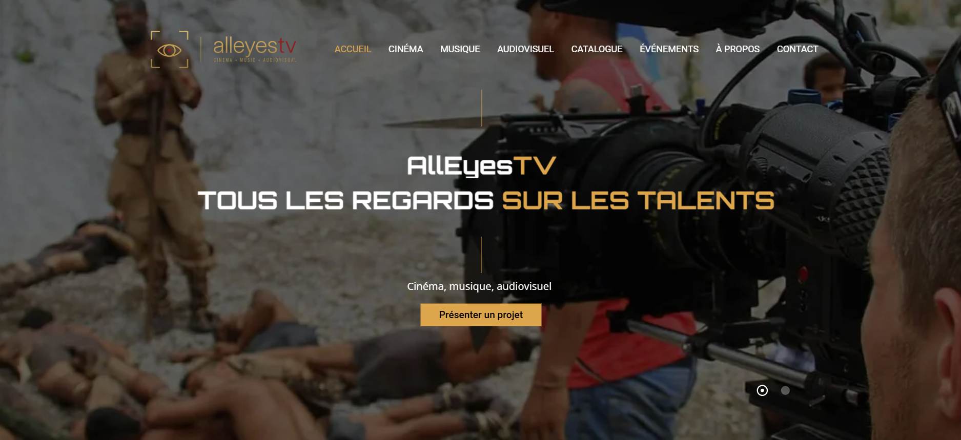 Accueil du site AllEyesTV