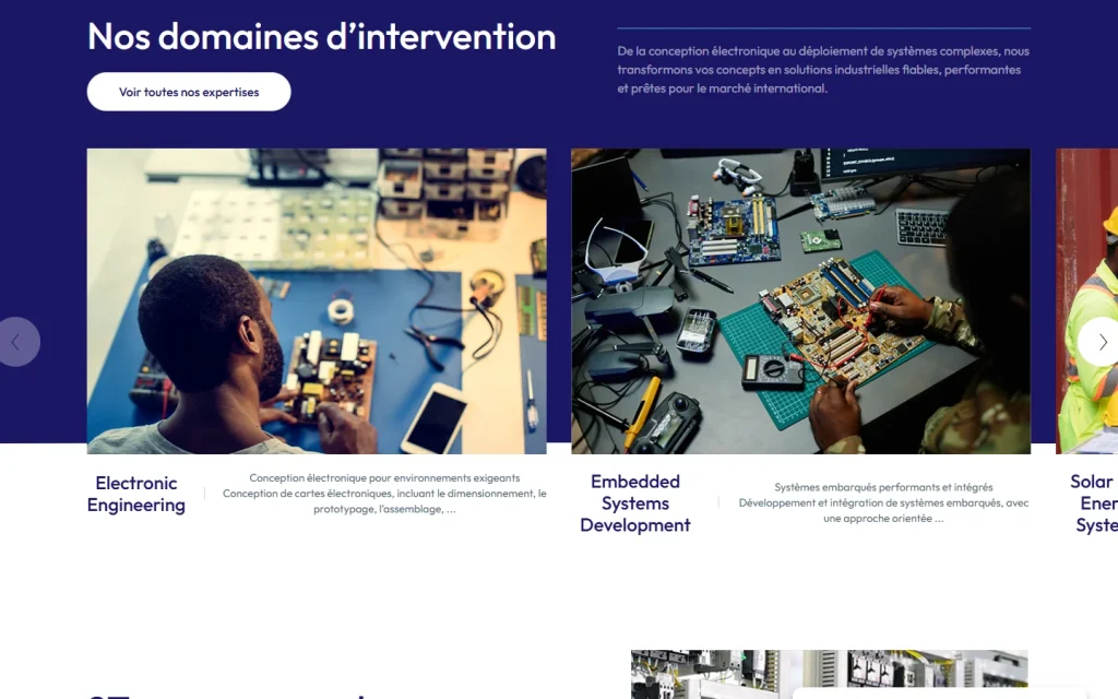 2T ENG — Domaines d’intervention