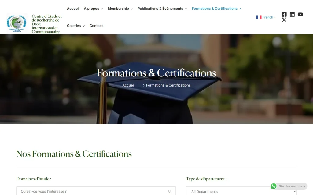 Formations et certifications