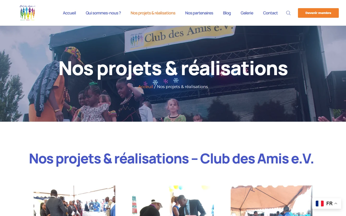 Projets et réalisations