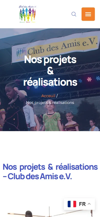 Projets sur mobile