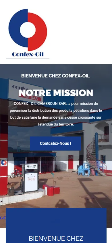 Accueil CONFEX OIL sur mobile