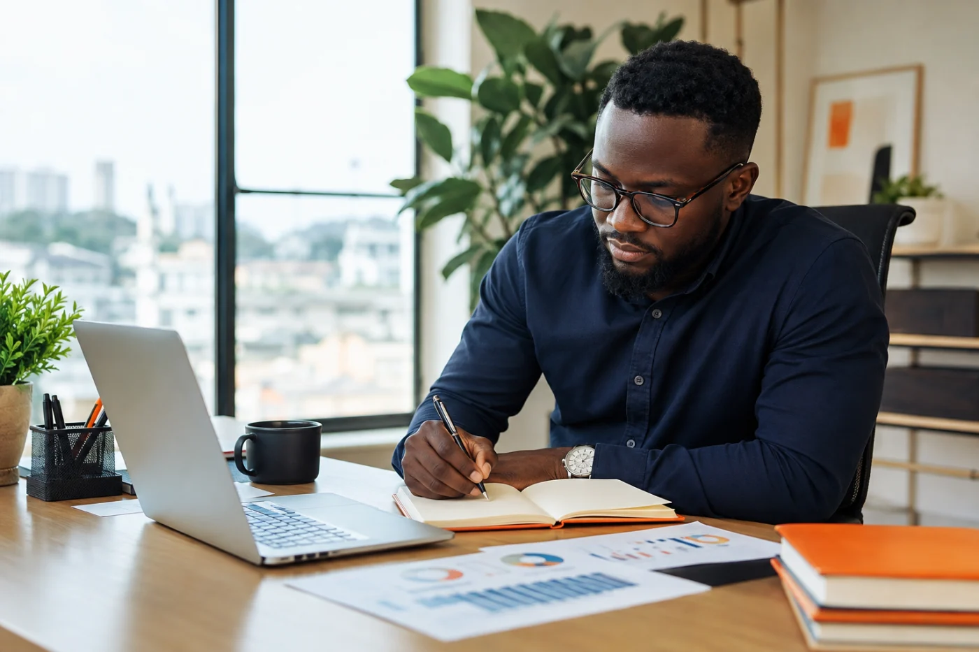 Expert Didacweb préparant une analyse de marketing digital / Didacweb expert preparing a digital marketing analysis