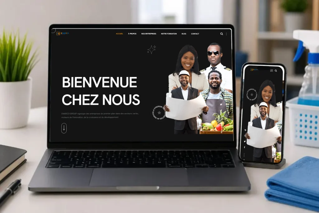 ENARCO GROUP sur ordinateur et mobile