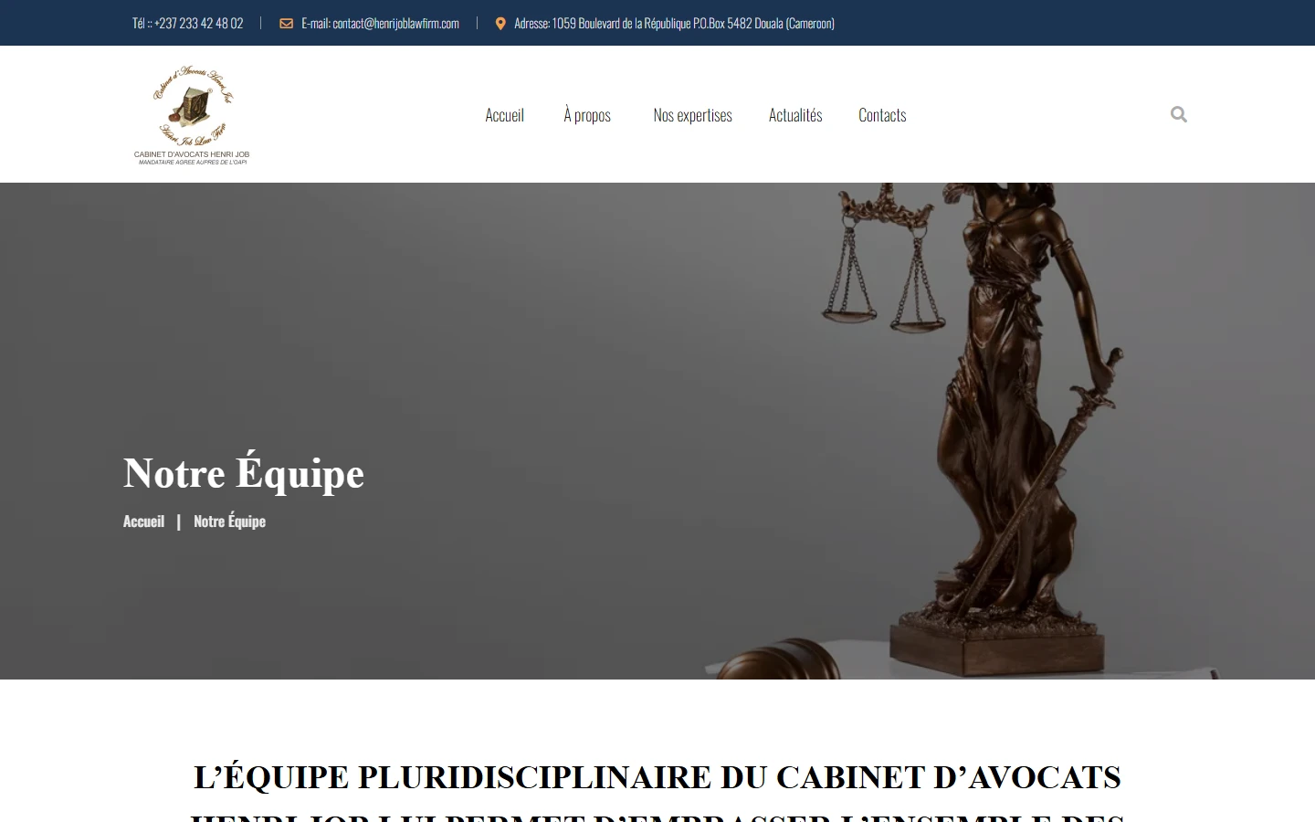 Présentation de l’équipe