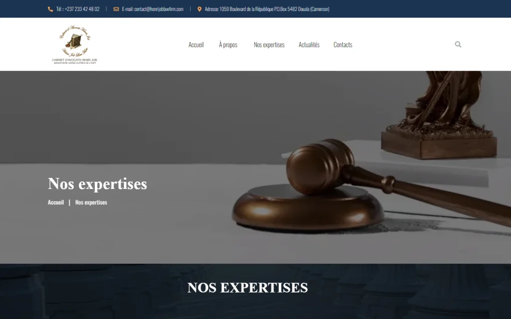 Domaines d’expertise