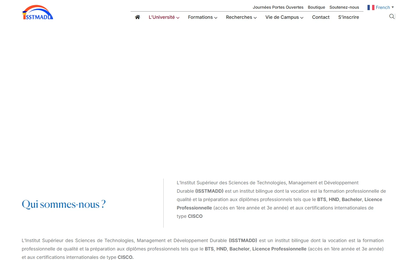 Présentation de l’établissement