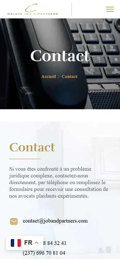 Contact on mobile