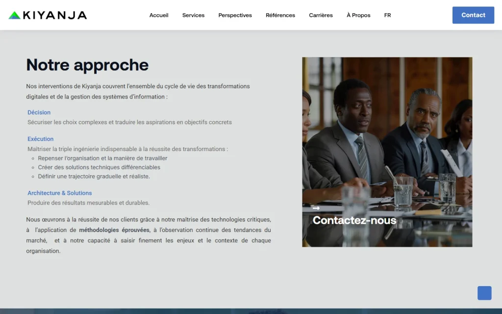 Kiyanja — Approche et accompagnement
