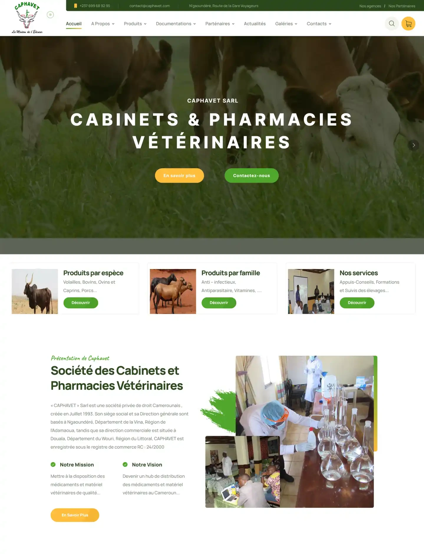 CAPHAVET — accueil archivé
