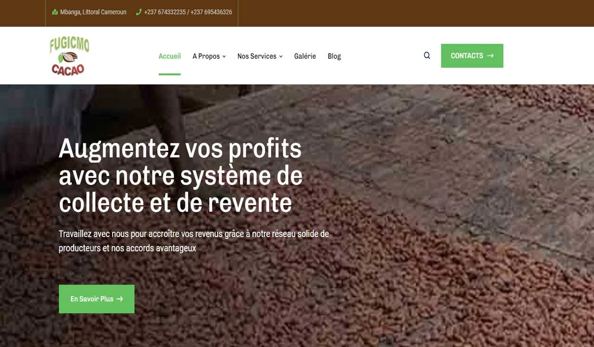 Fugicmo Cacao — accueil archivé