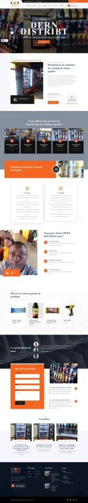 DERN DISTRIBT — website overview