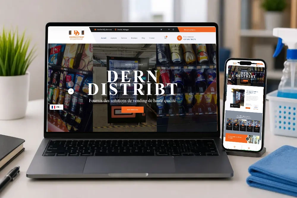 DERN DISTRIBT — écrans archivés dans les supports ordinateur et téléphone