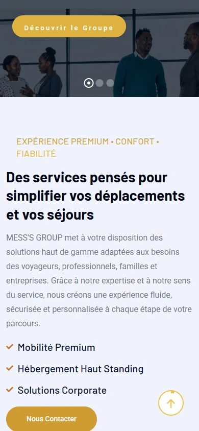 Présentation sur mobile