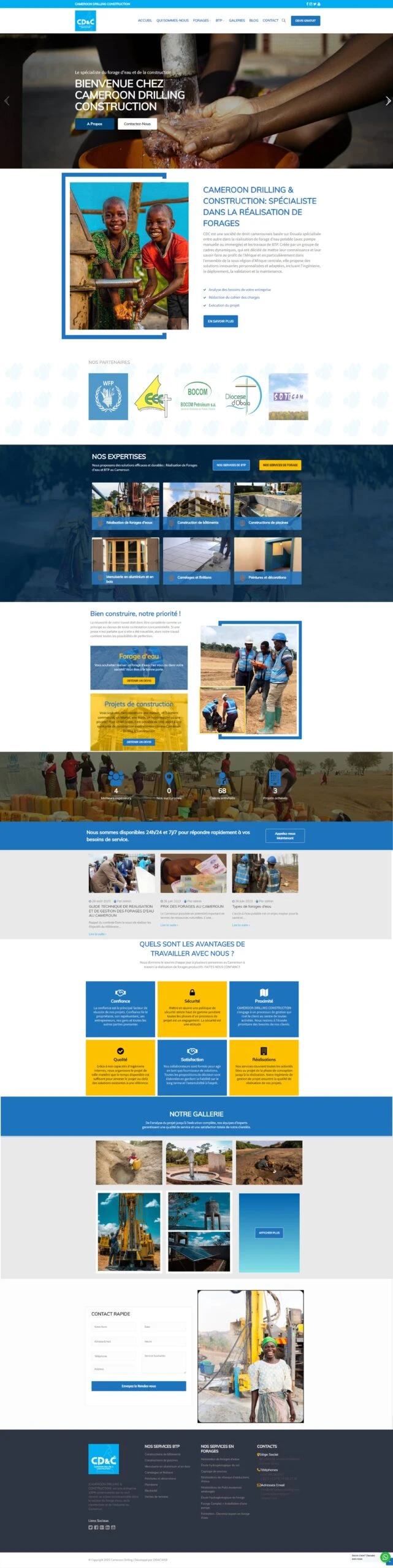 Cameroon Drilling Construction — Archive du site — vue 1