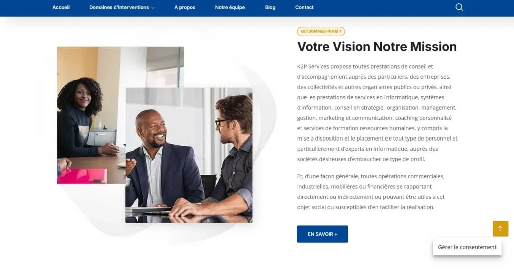 K2P-Services — Archive du site — vue 2