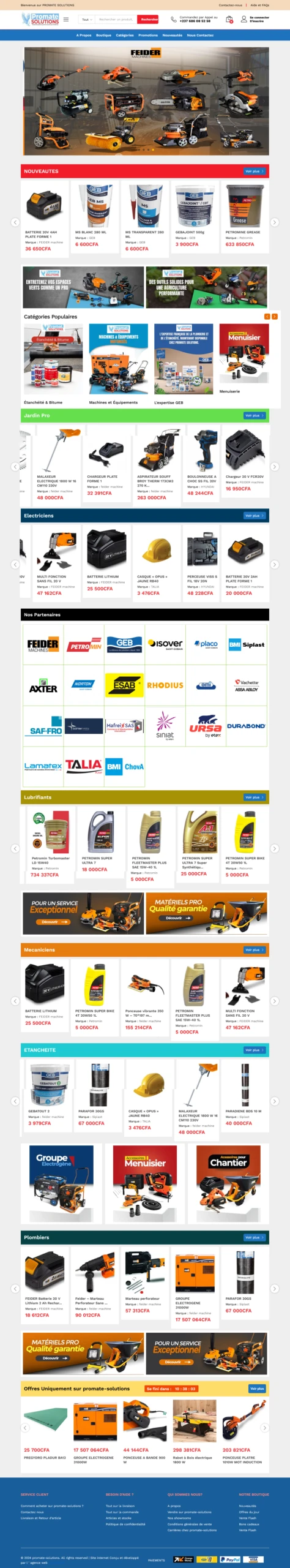 Promate Solutions — Archive du site — vue 3