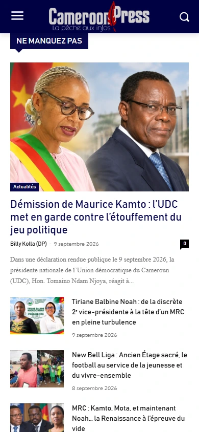 Cameroon Press — mobile