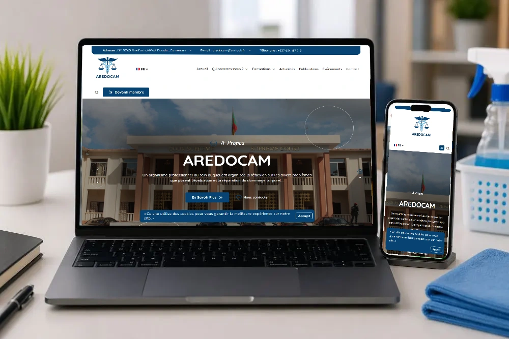 AREDOCAM — AREDOCAM — présentation sur ordinateur et téléphone