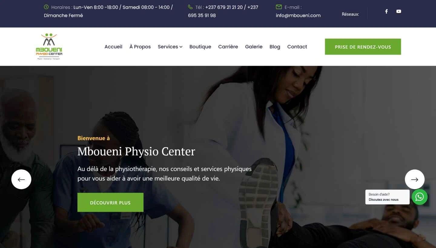 MBOUENI — Centre home page