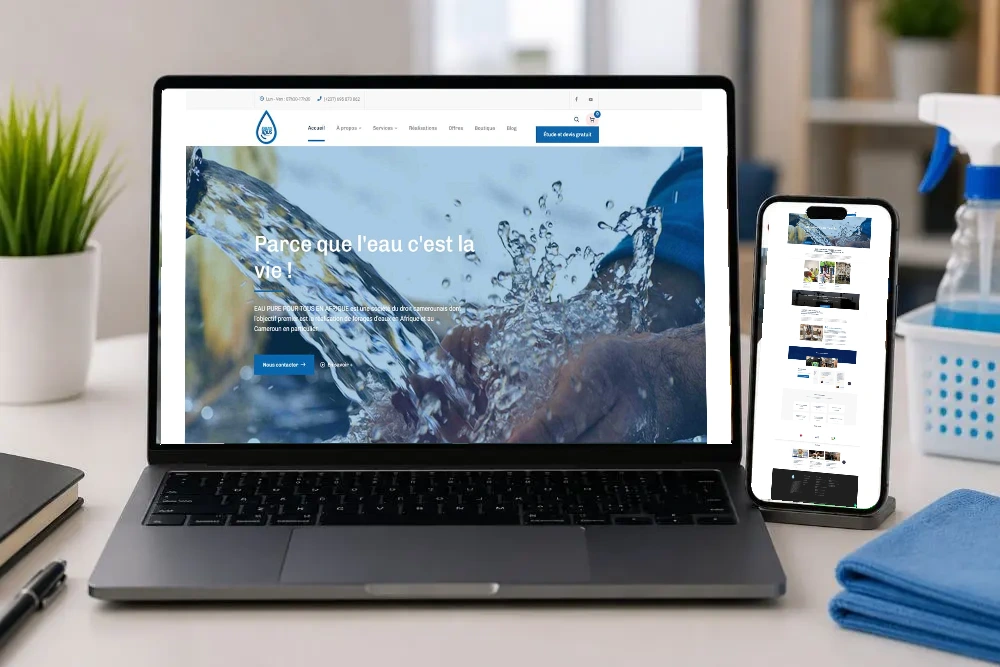 Eau pure pour tous en Afrique · Présentation du site