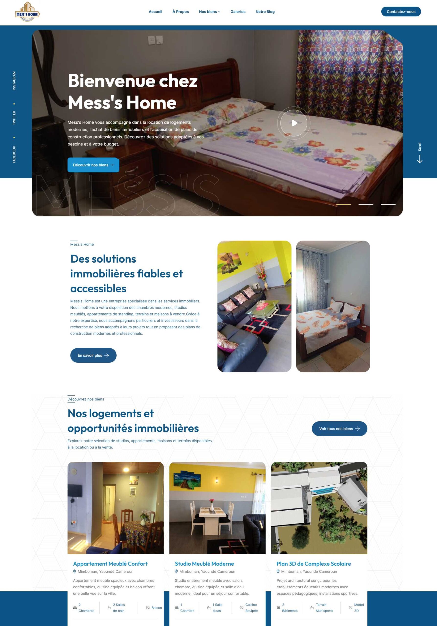 Mess’s Home · Full archived desktop page