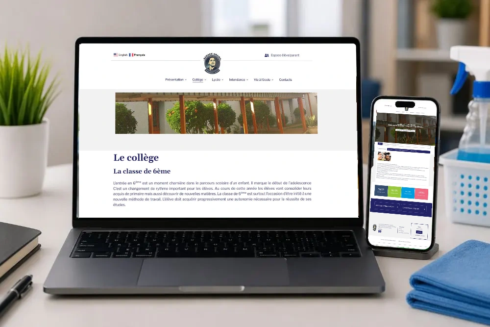 Lycée Barack Obama · Présentation du site