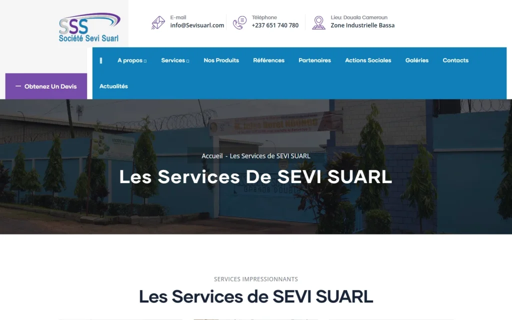 Présentation des services