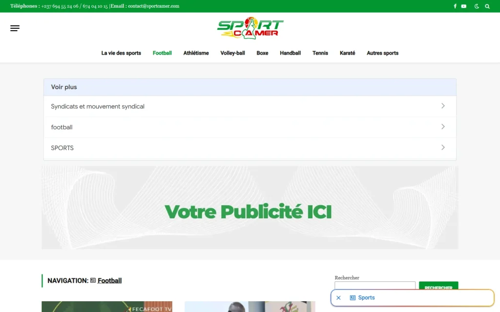 Rubrique football