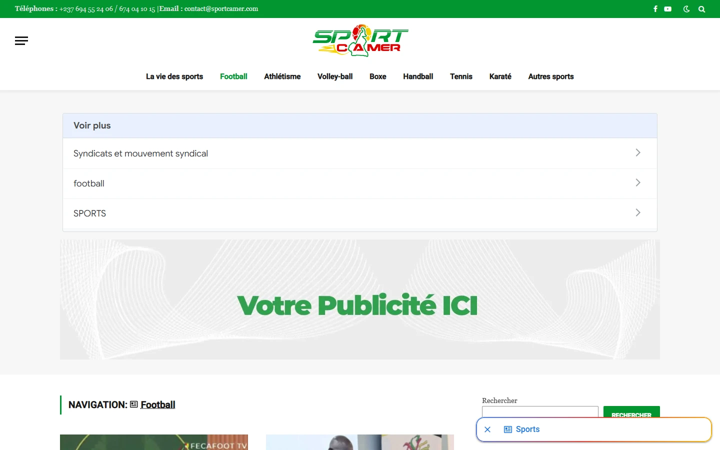 Rubrique football