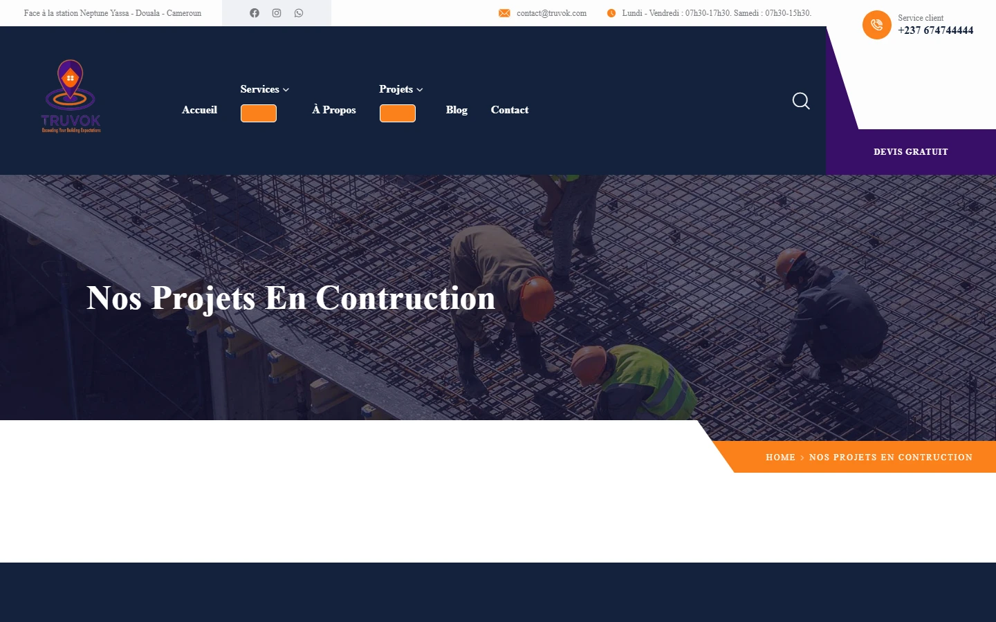 Construction projects