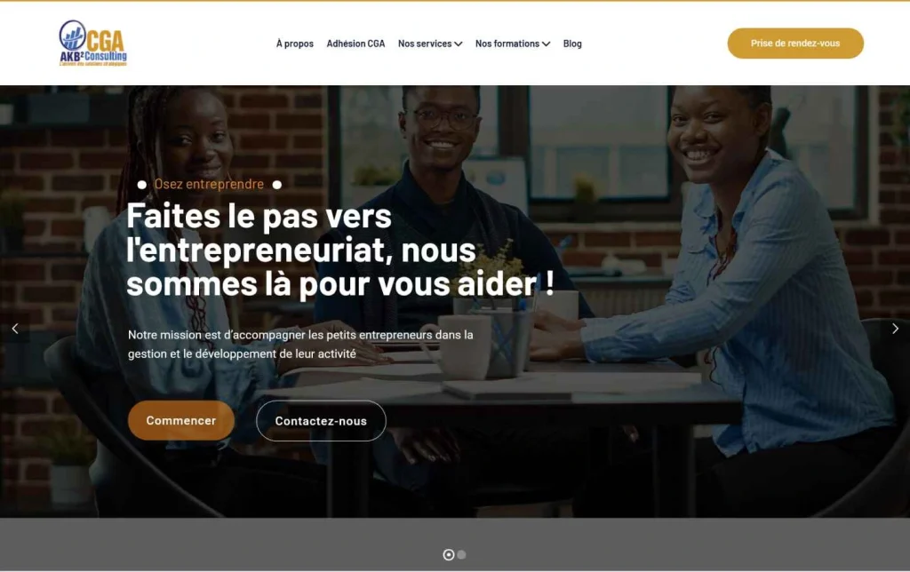 CGA AKB2 Consulting — accueil du site