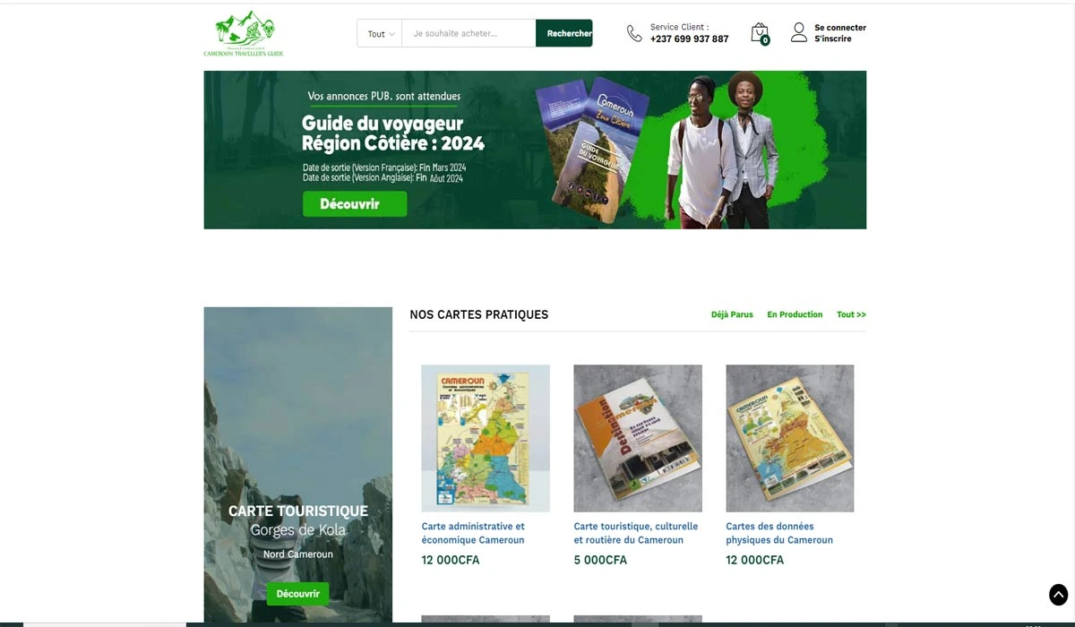 Les cartes du Cameroun