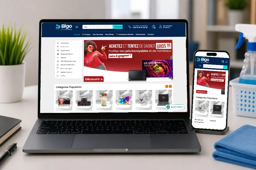 BIGO E-COMMERCE — Le site Bigo e-commerce