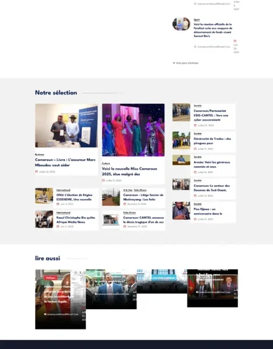 CAMEROUN INFO LIVE — Sélection d’articles