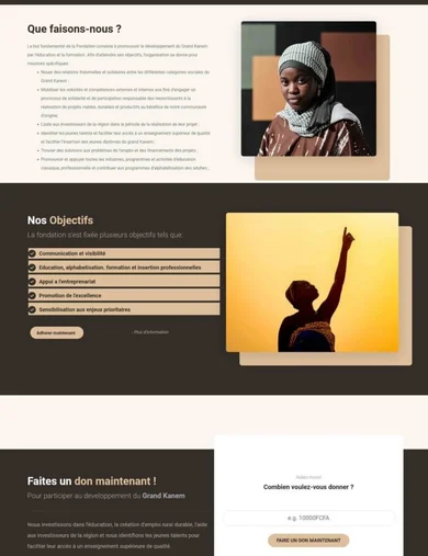 FONDIA — Missions et objectifs