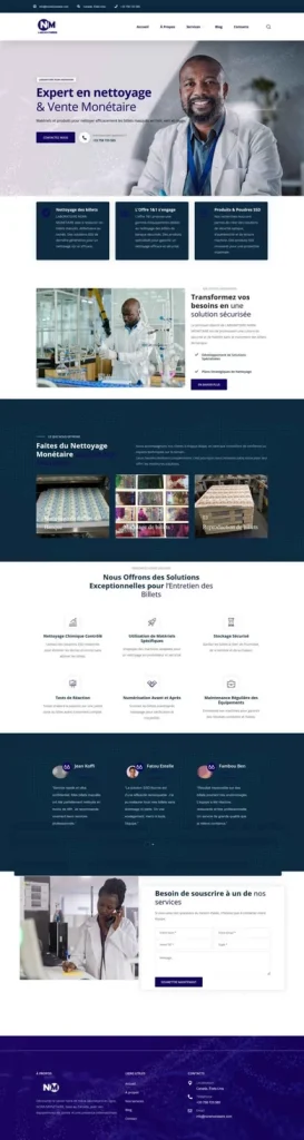 NORA MONETAIRE — Parcours du site