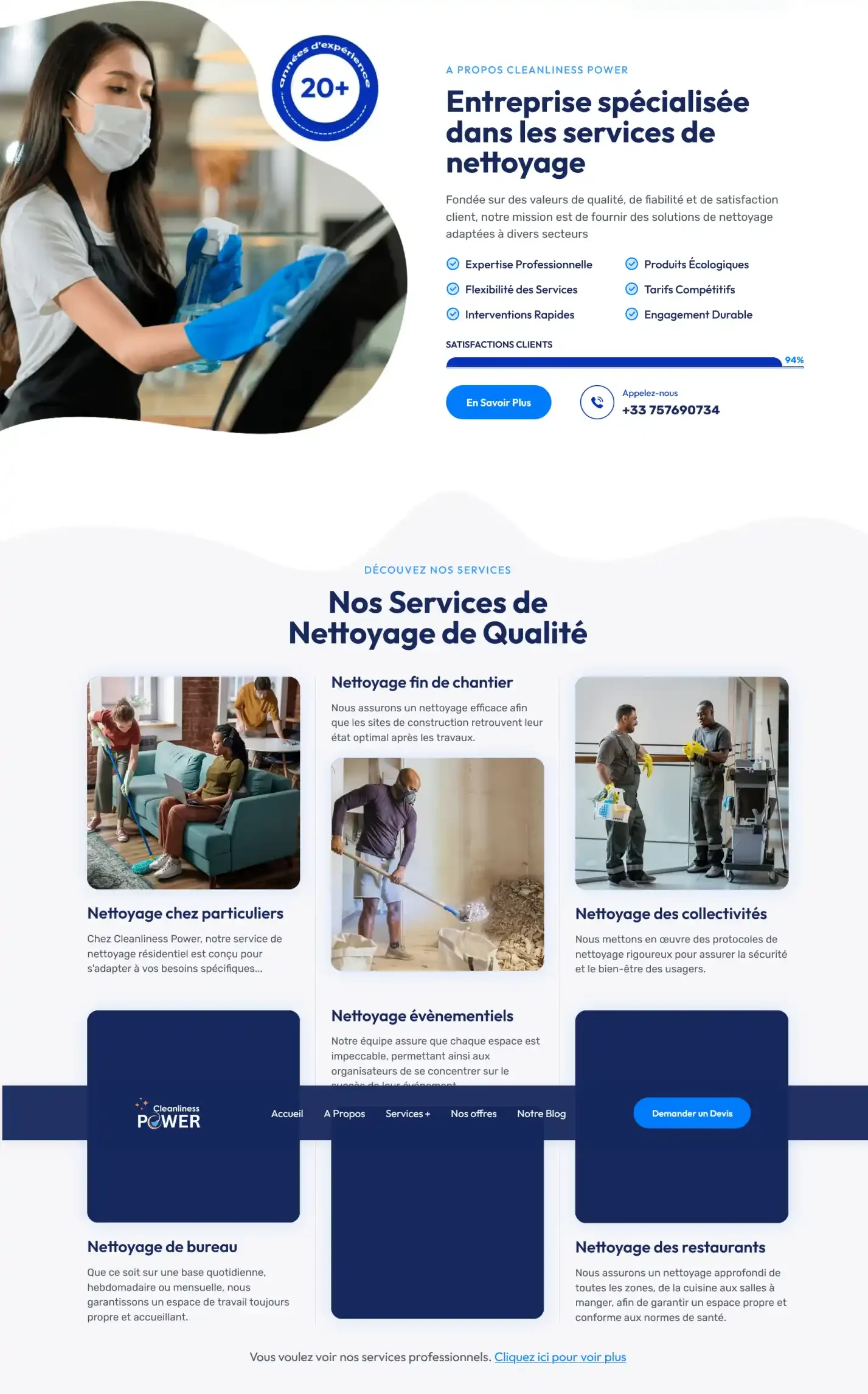 Cleanliness Power — Company introduction and services