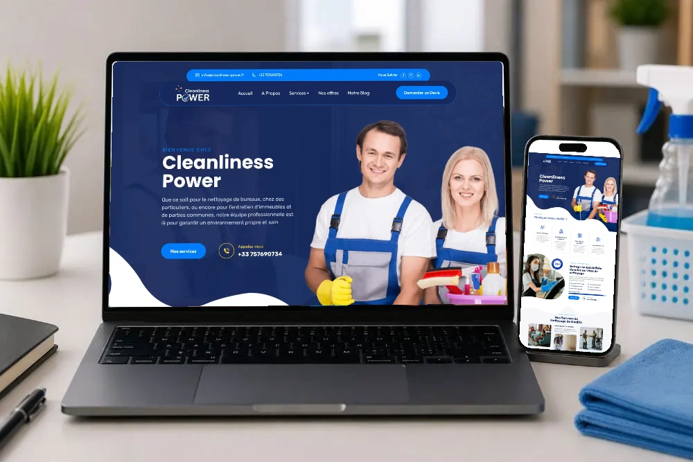 Cleanliness Power — Captures ordinateur dans les supports du projet
