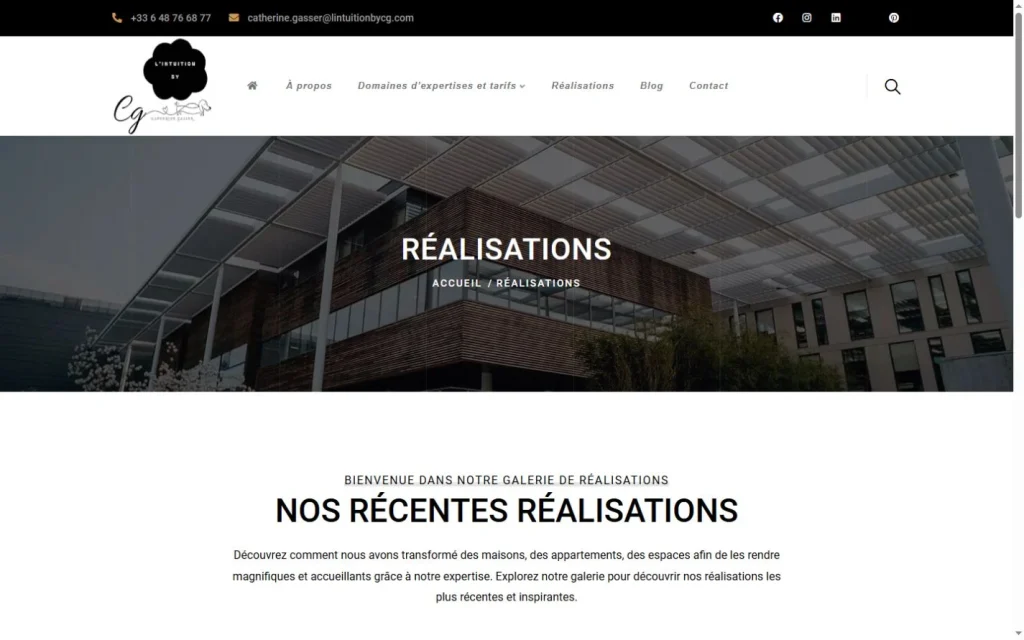 Intuition by CG — Contenus du site