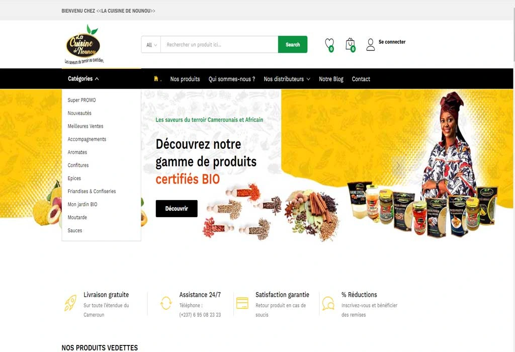 La Cuisine de Nounou — Store homepage