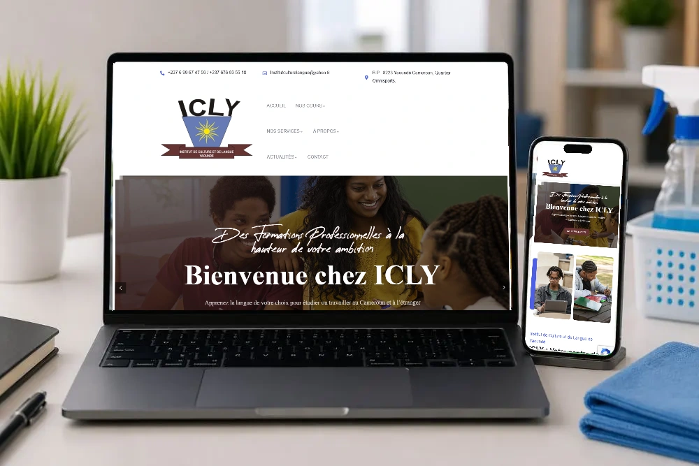 ICLY — Le projet sur ordinateur et téléphone